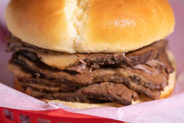 Smoked Brisket Sandwich - YUM!