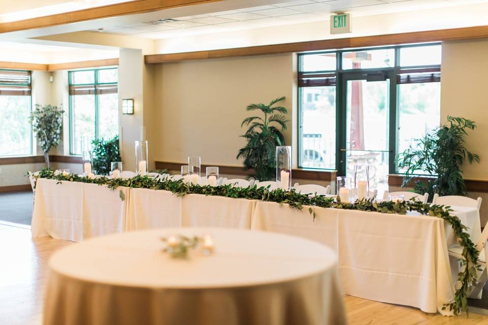 Ballroom Bridal Table