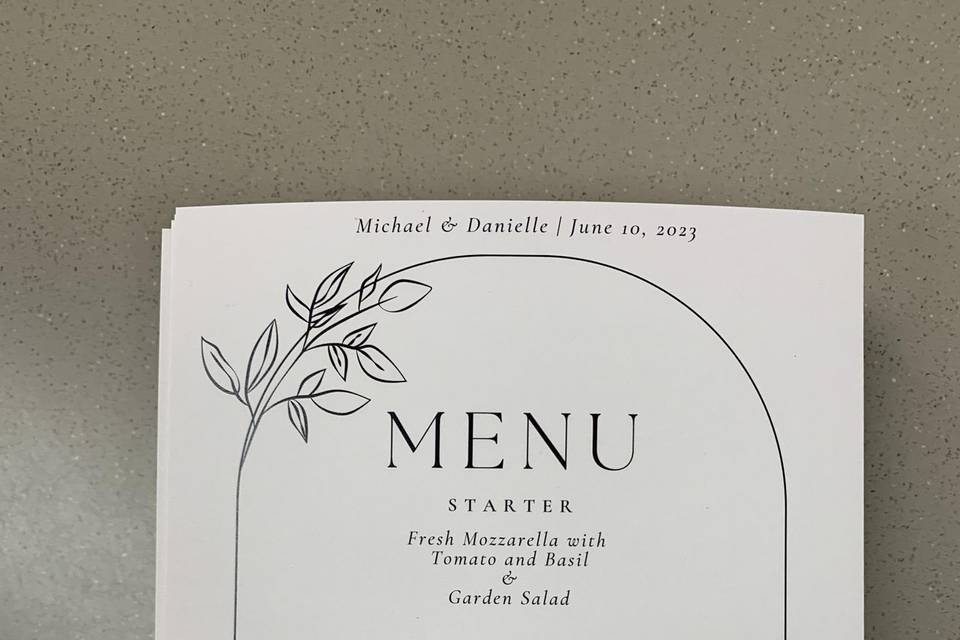 Menus