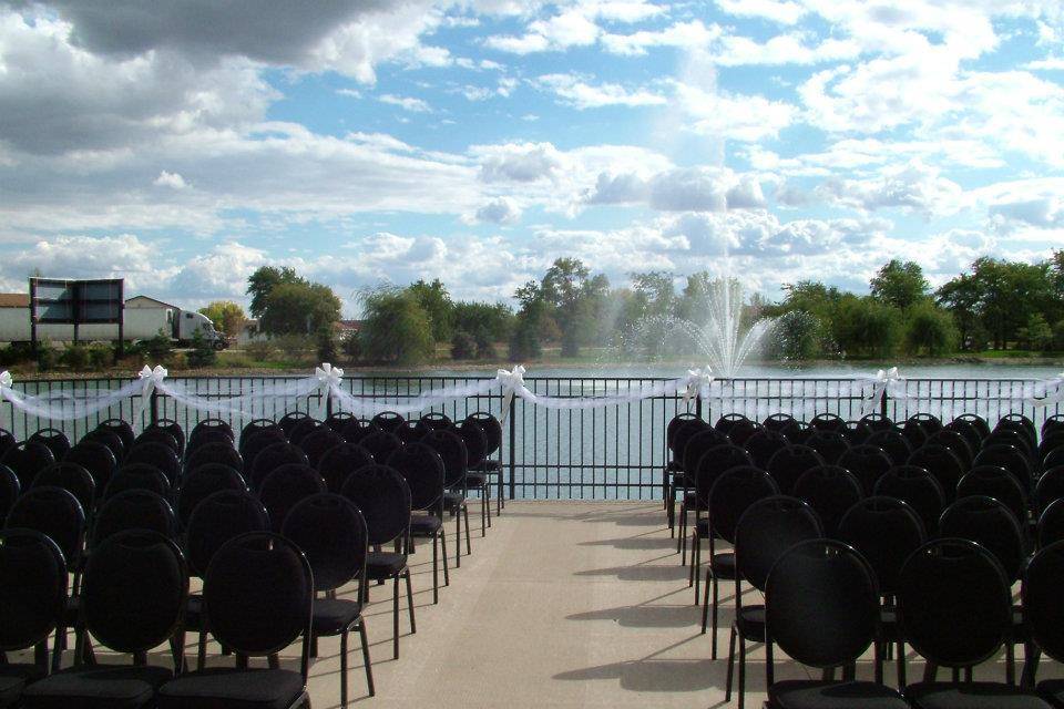 Outdoor Wedding set up