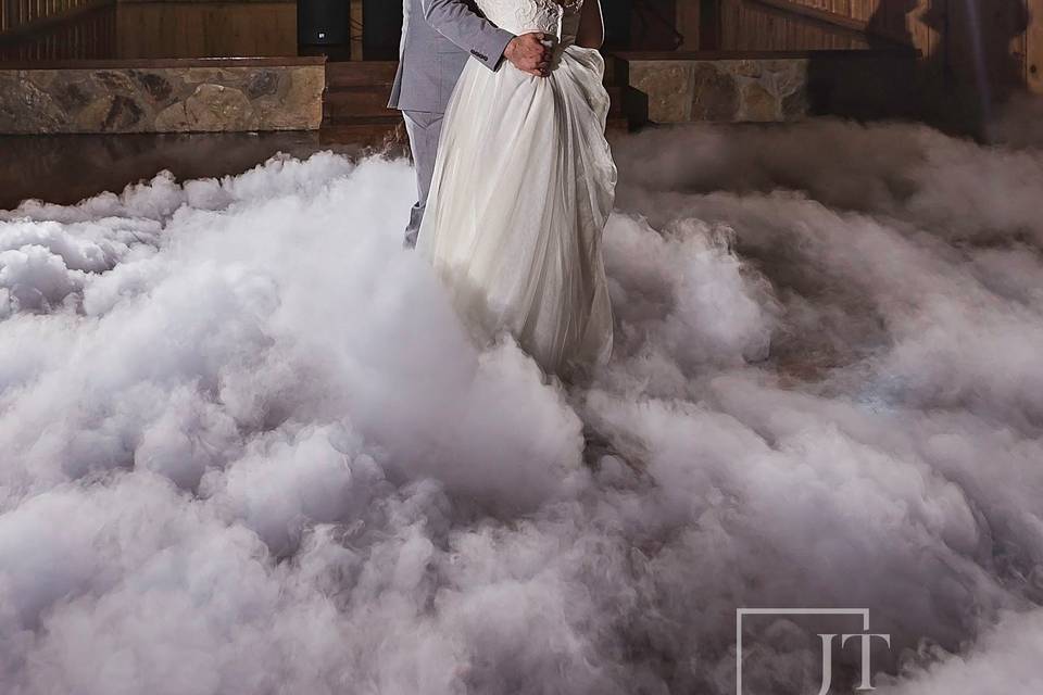 First dance silhouette