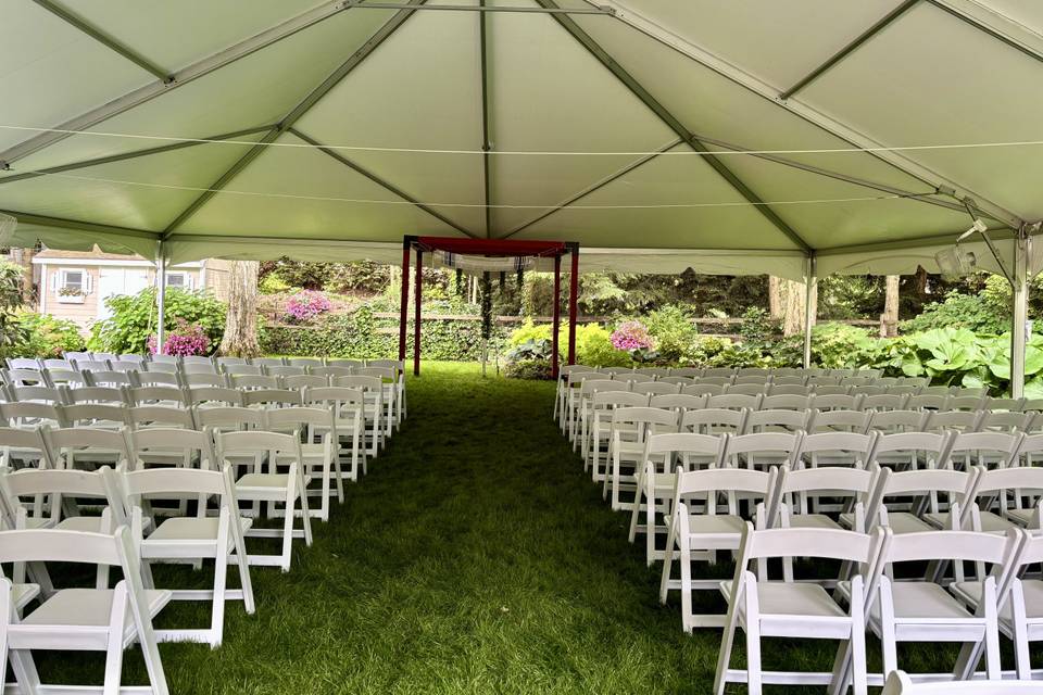 Backyard wedding