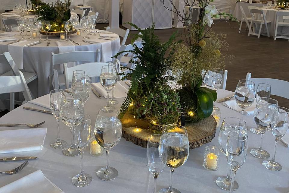 Tented fall wedding