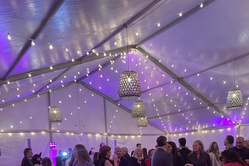 Tented fall wedding