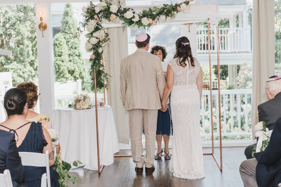 Summer garden wedding