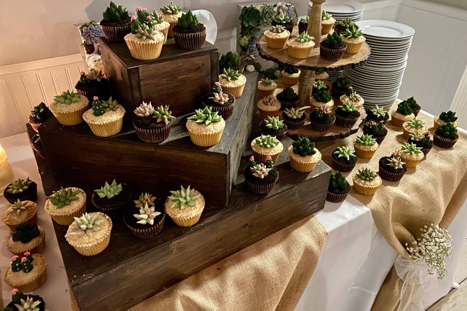Speciality wedding desserts