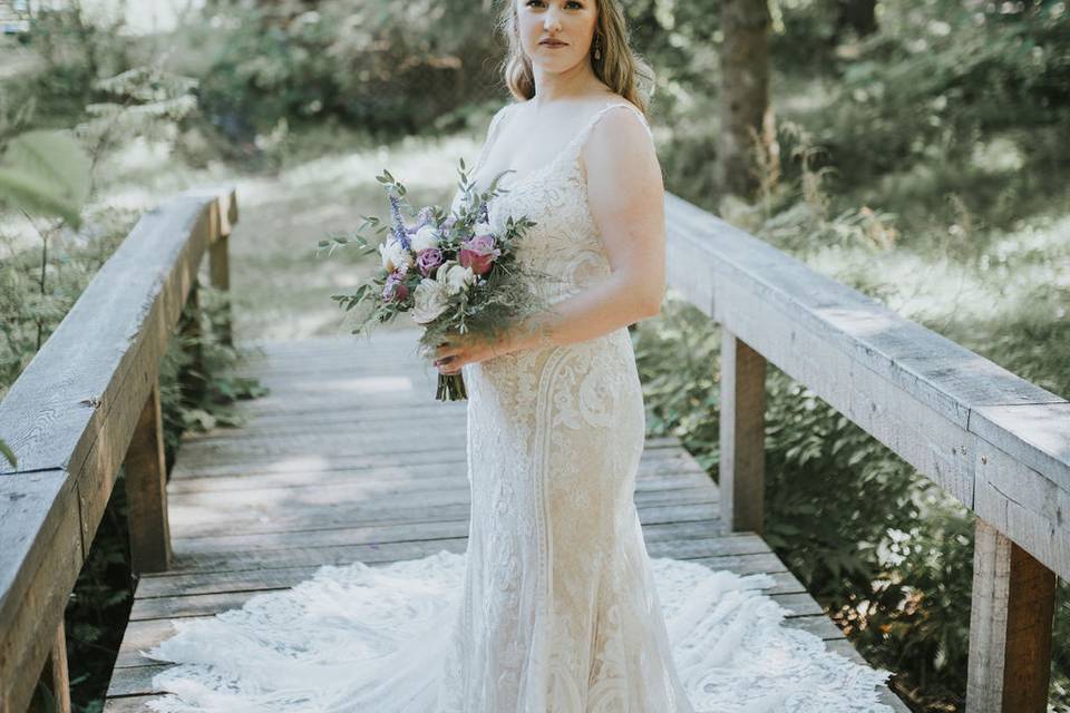 Tranquil wedding in Hope, AK