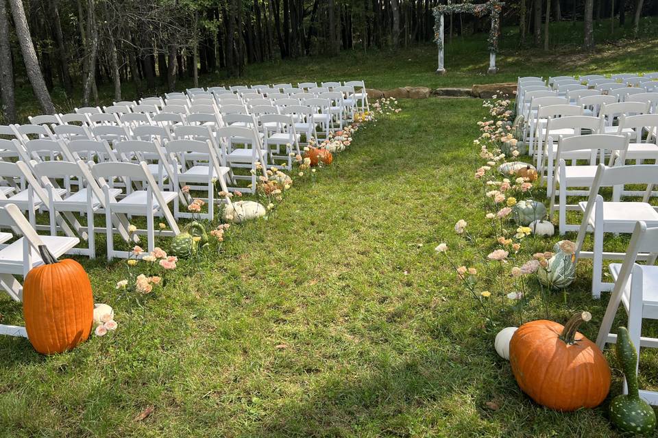 Floral Walkway for Autumn