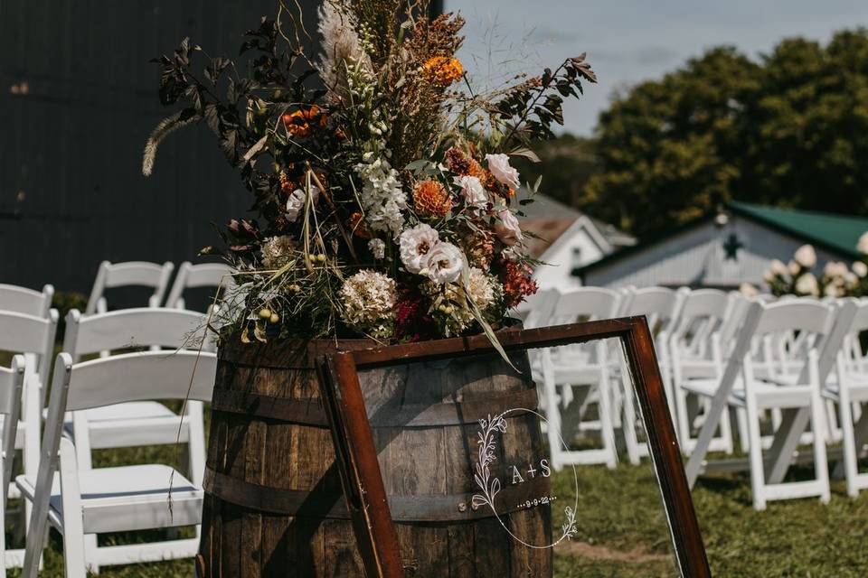 Barn ceremony