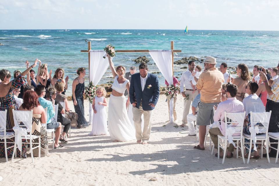 Beach ceremony