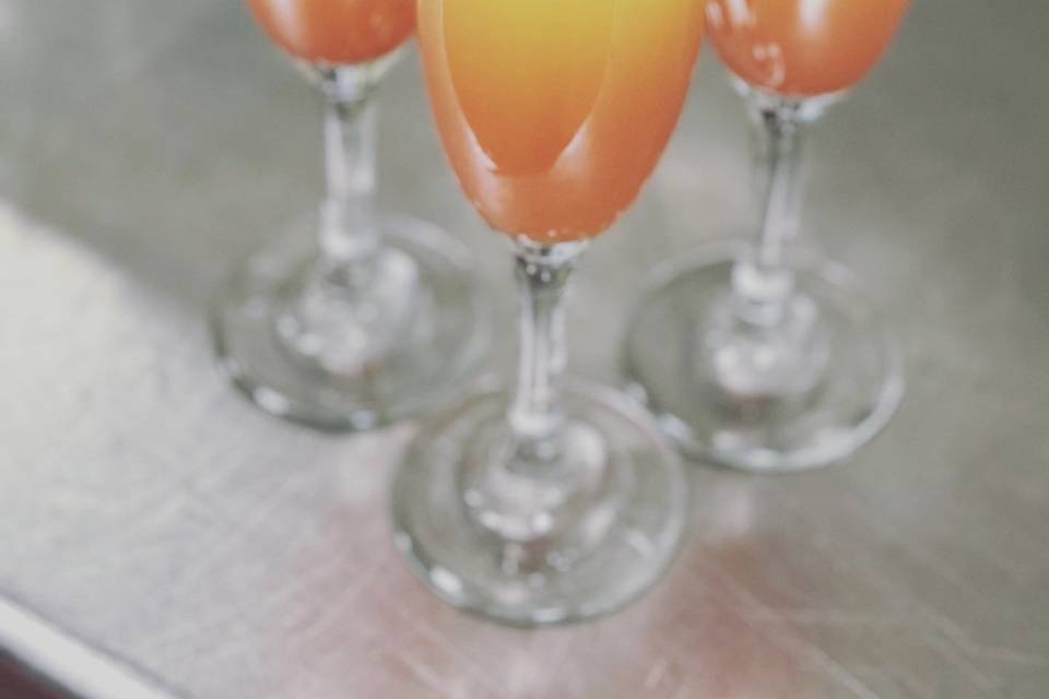 Blushing Bride Mimosas