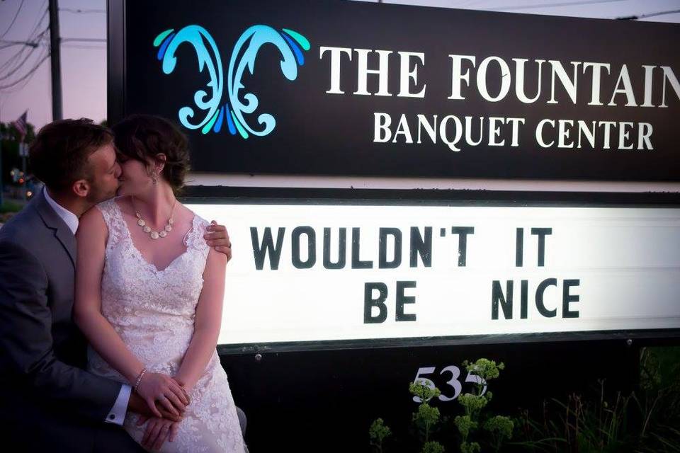 Sign at Dusk