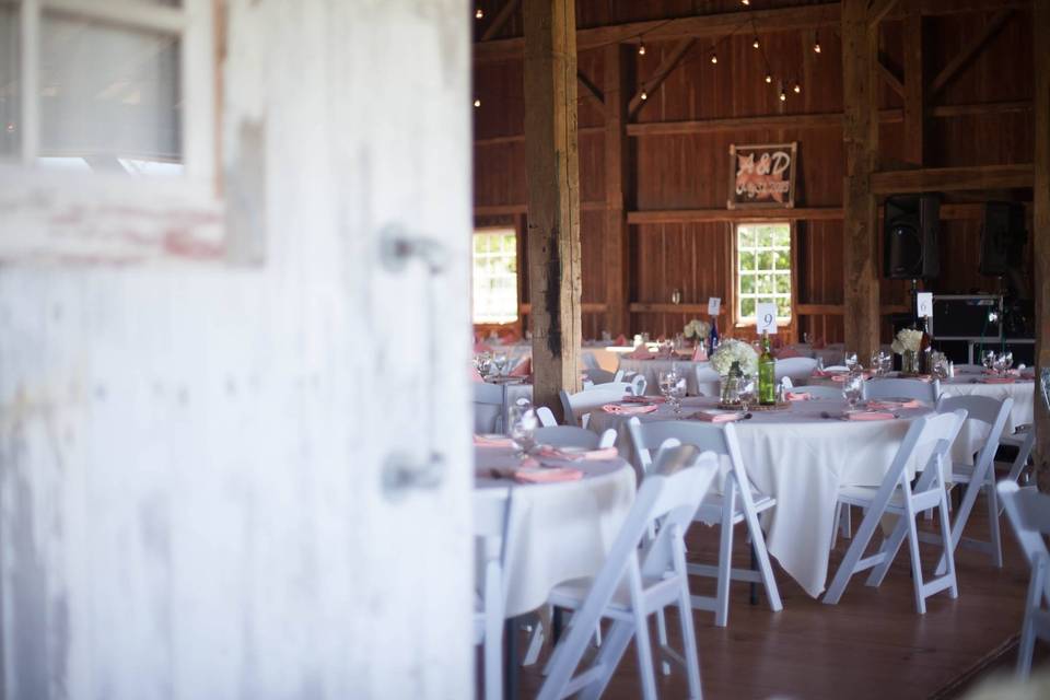 Hidden Vineyard Wedding Barn