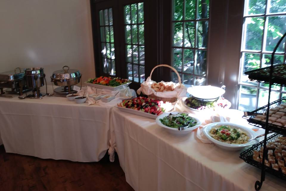 A summer buffet