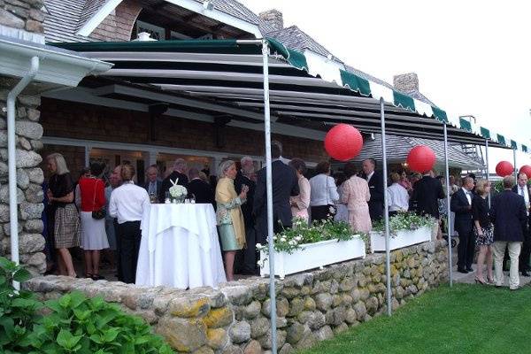 Wedding reception area