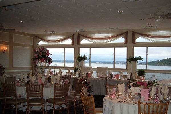 Wedding reception area