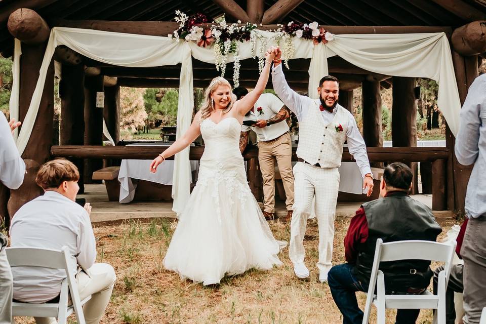 Elopement ceremony