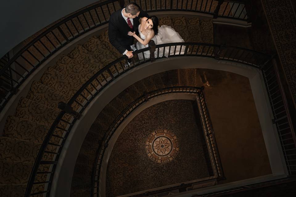 Staircase Wedding