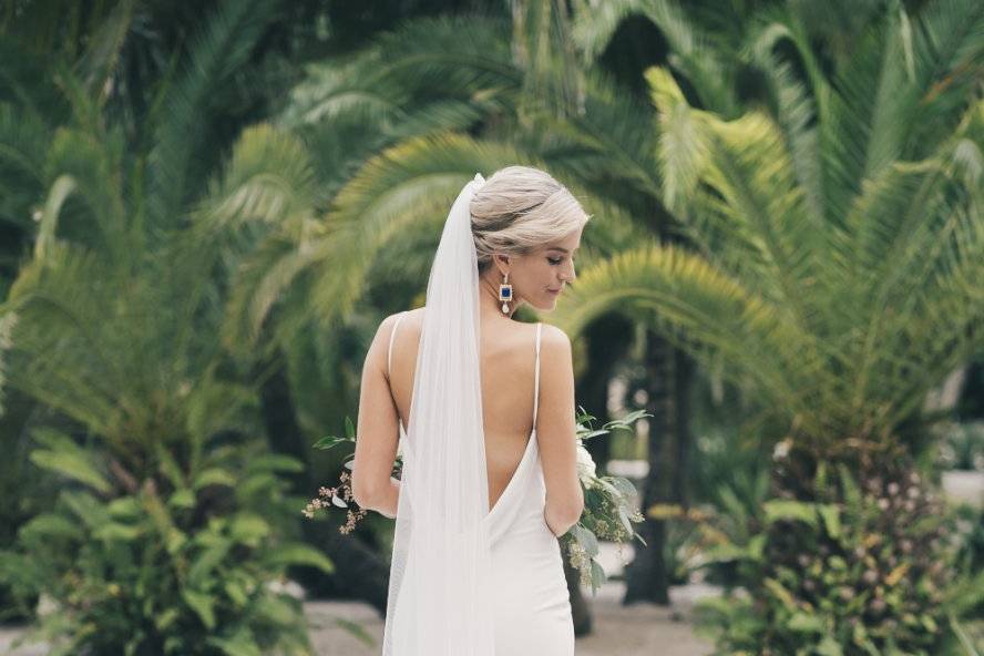 Bride at the bonnet house