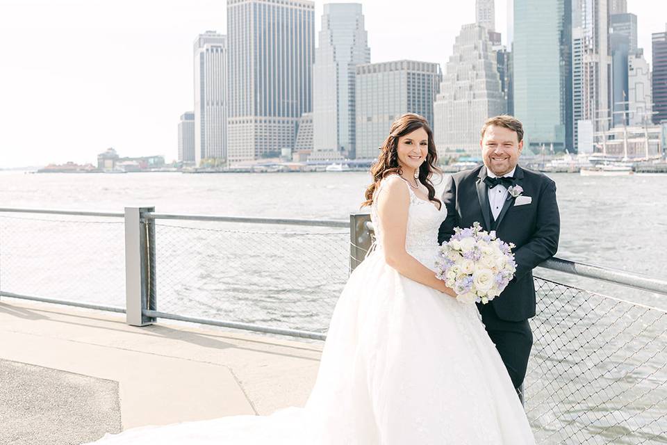 OUR NYC BRIDE AND GROOM