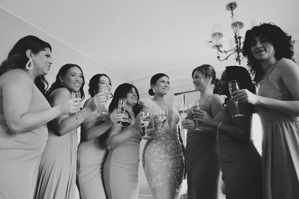 Bridal party beauties