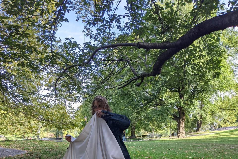 Leading in Central Park