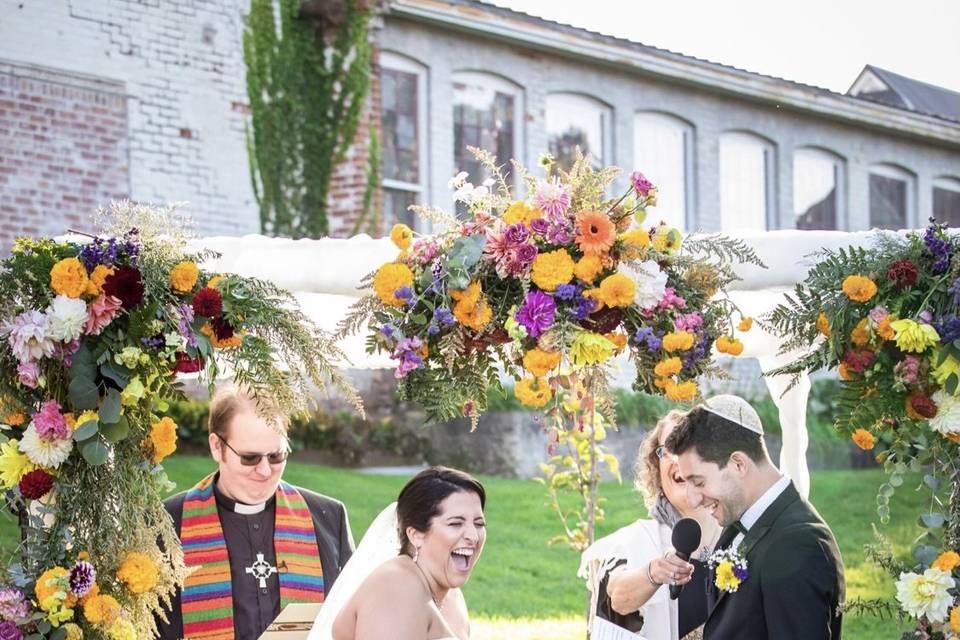 Reading his vows