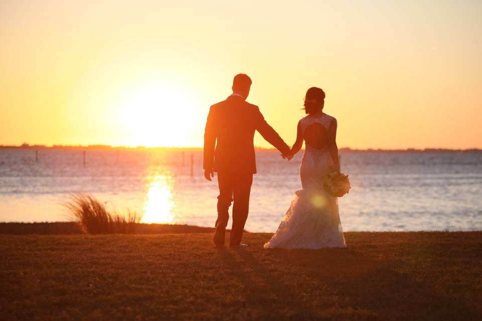 Beachfront wedding