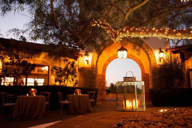 Outdoor reception setup