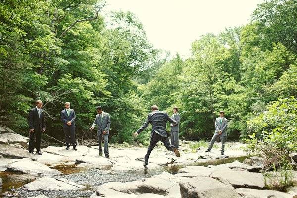 Groom and groomsmen