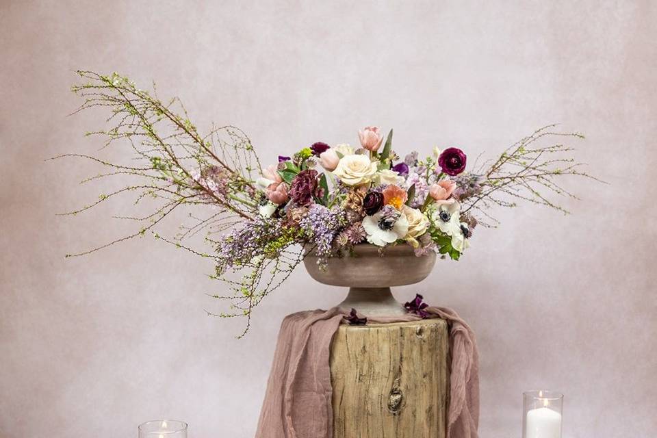 Whimsical Branched Centerpiece