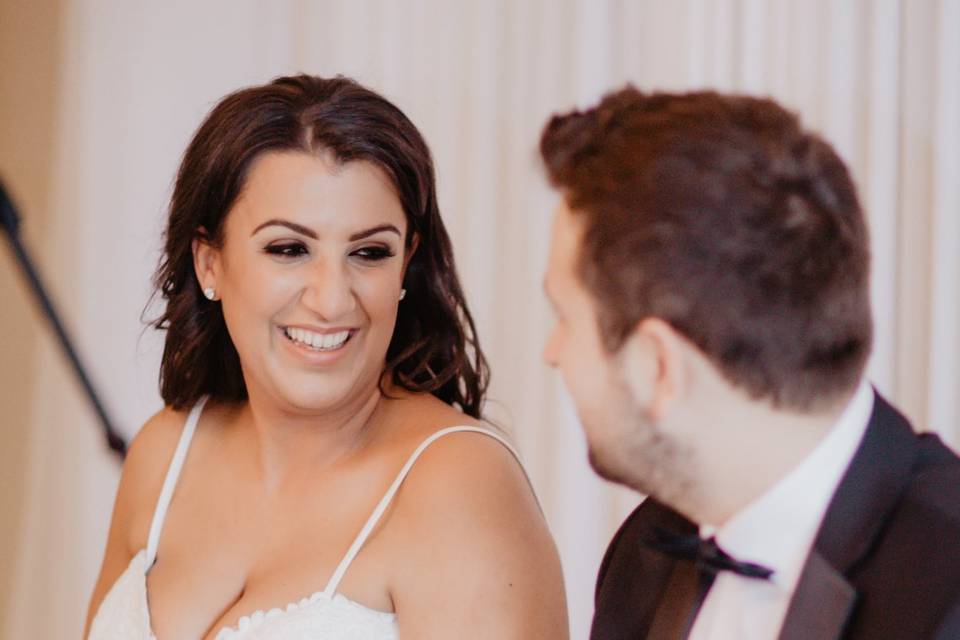 The happy couple