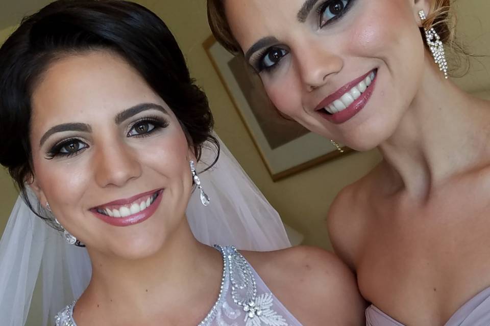 Wedding day makeup