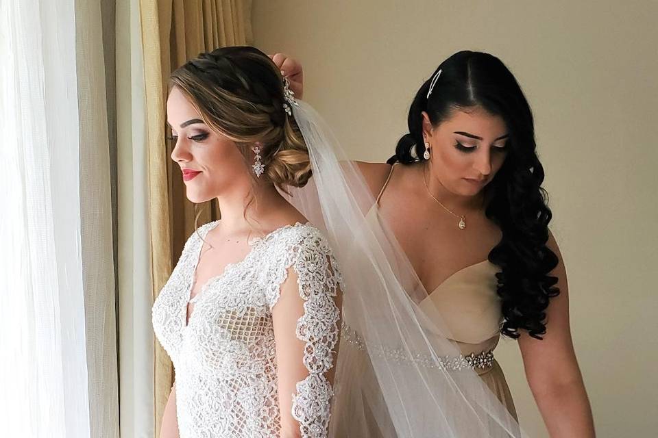 Wedding hair and makeup