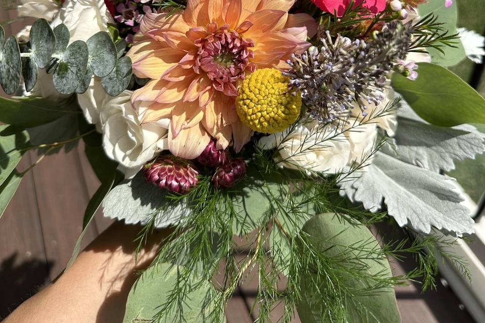 Playful whimsy bouquet