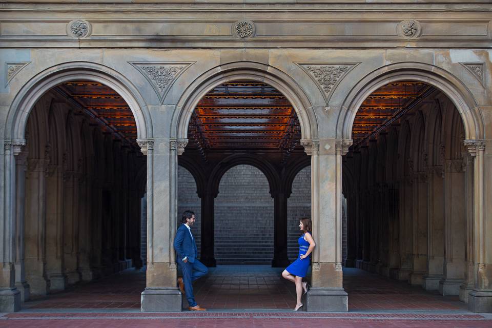 Nyc wedding photographer: nyc engagement photos