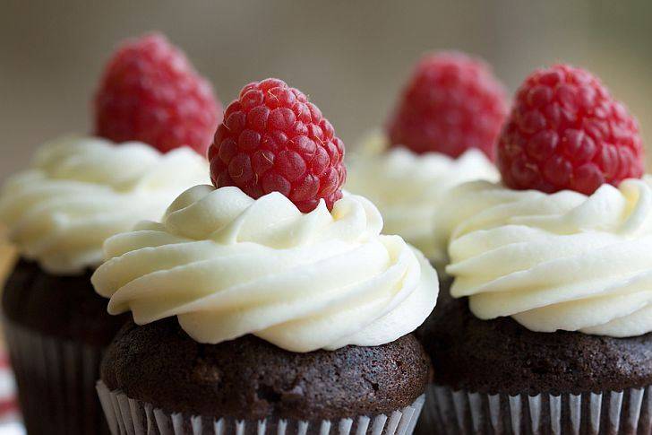 Chocolate Raspberry Cupcakes