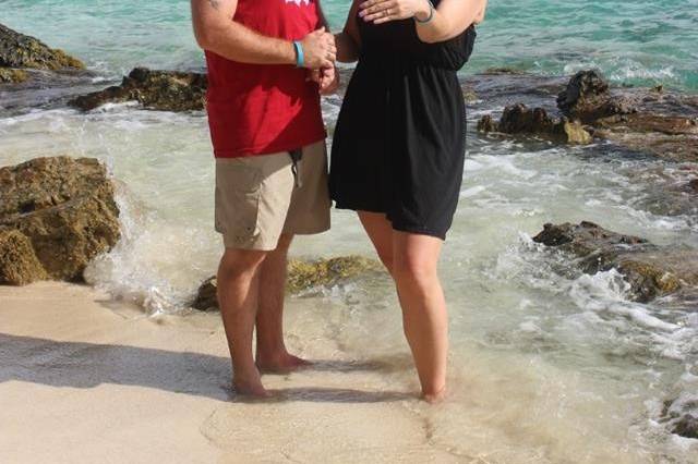 New engagement at Sugar Beach!