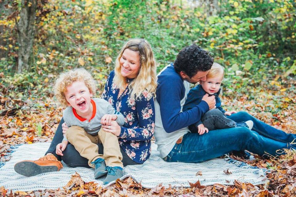 Family in the park