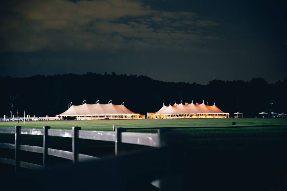 Sperry Tents at Night