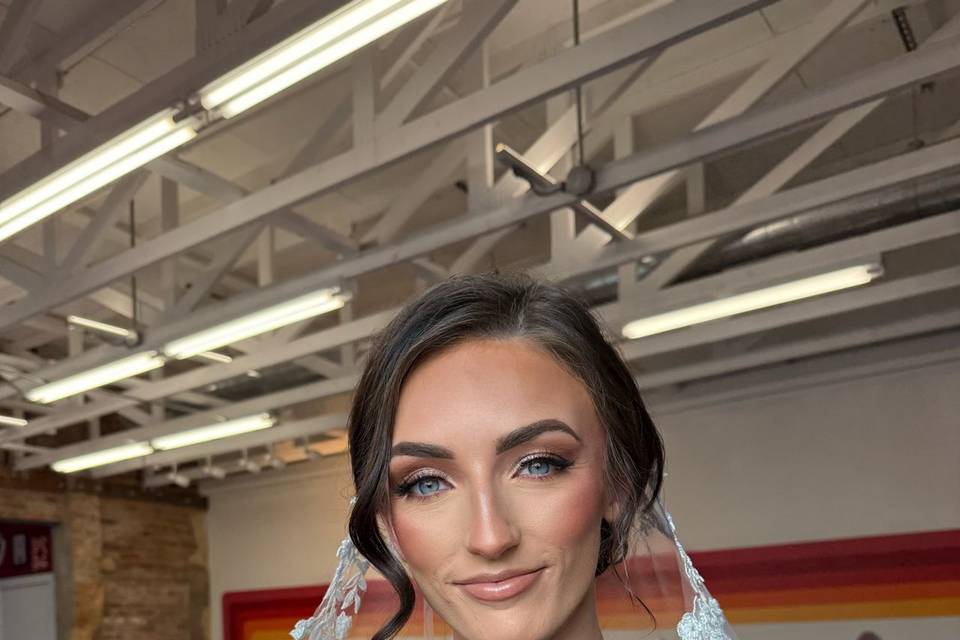 Bridal hair and makeup trial