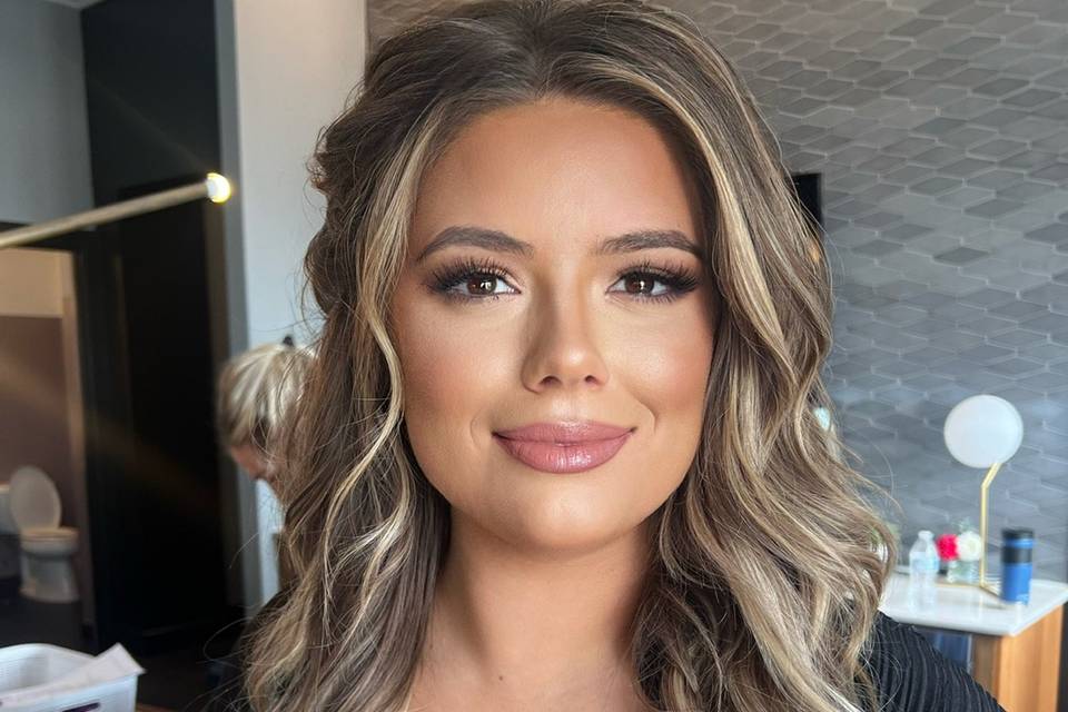 Bridesmaid makeup