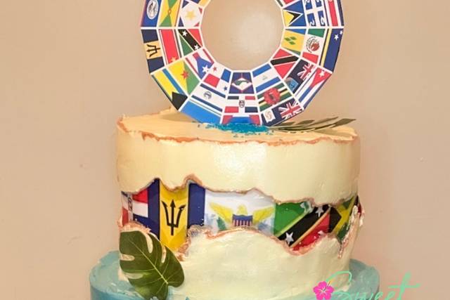 Island Themed Cake