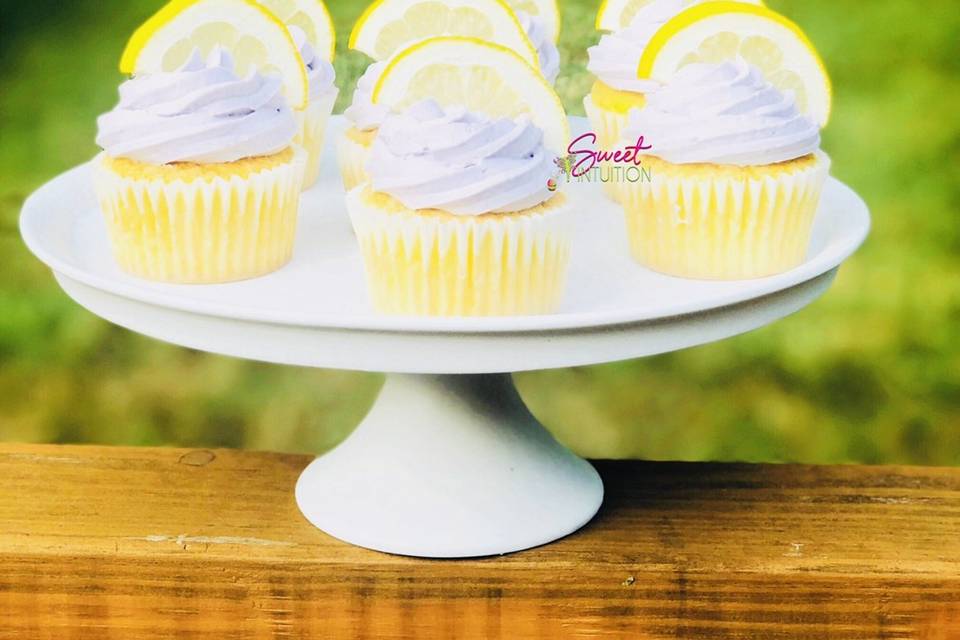 Lavender Lemonade cupcakes