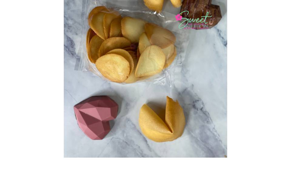 Cookie chips & Callebaut heart