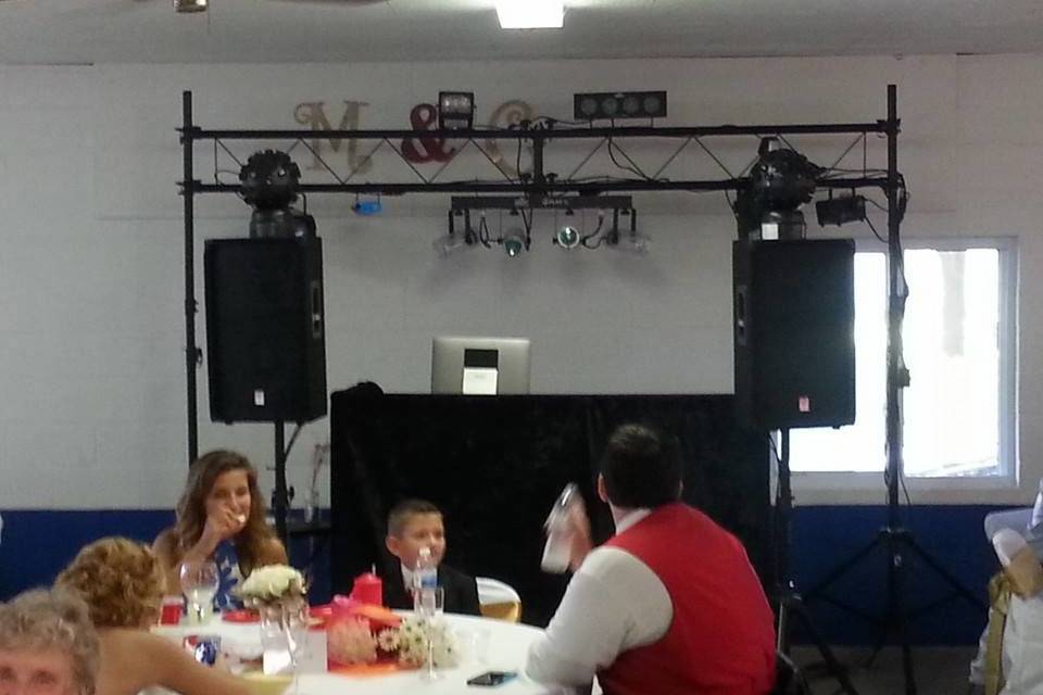 Wedding reception