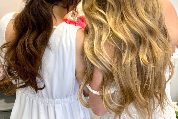 Bridesmaid hair