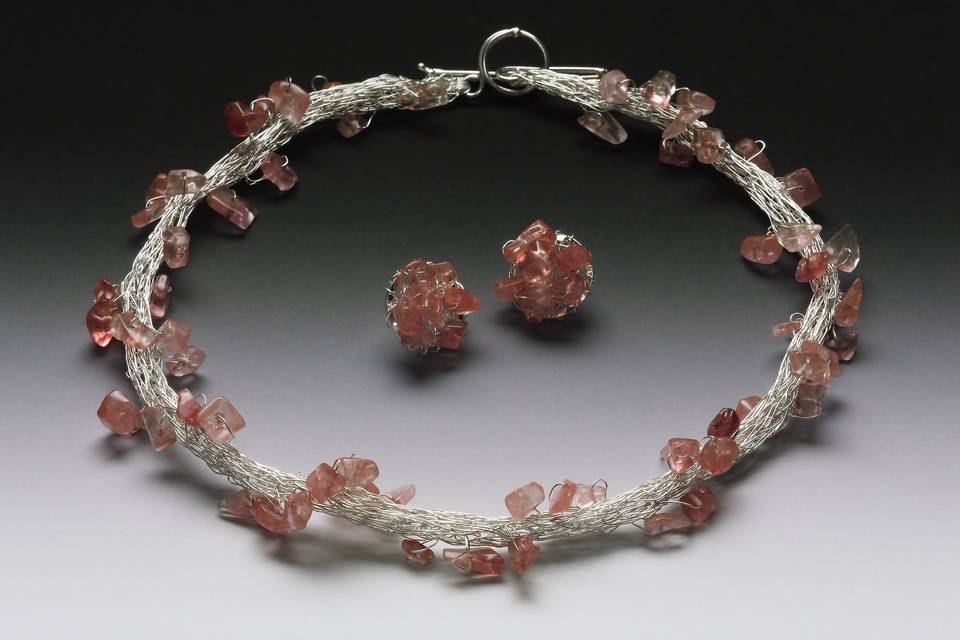 Cherry Quartz Set