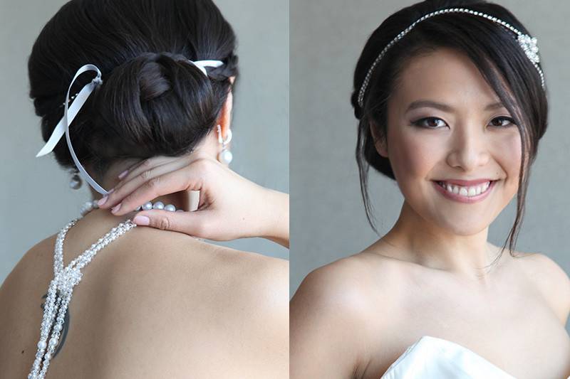 Romantic wedding updo