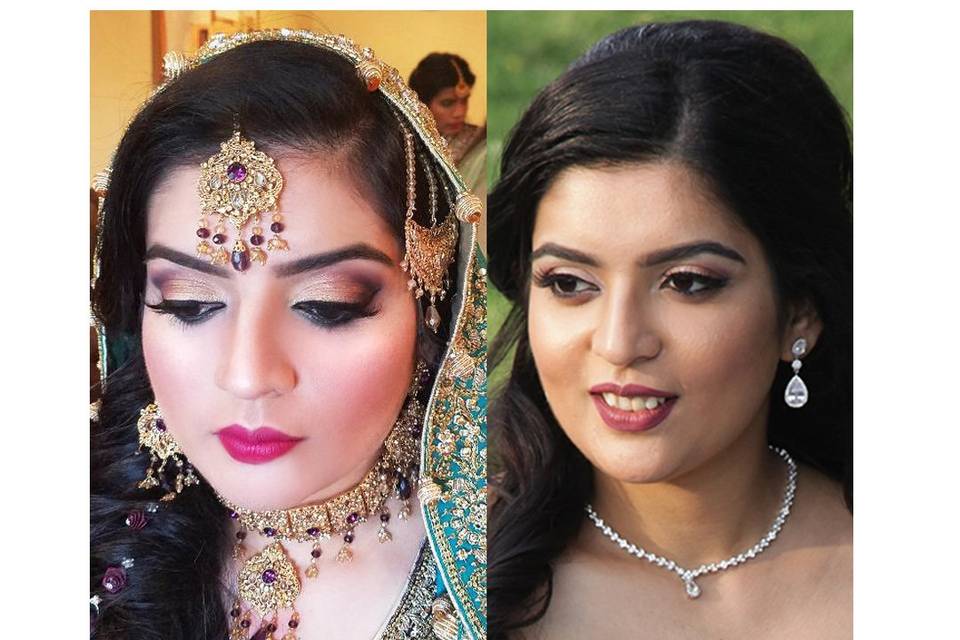 Classic hair and makeup